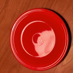 10.5" Fiestaware dinner plate in Scarlet